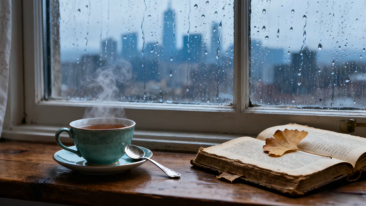 GAjitkumar3's tweet photo. Lost in a cozy indie folk playlist on a rainy afternoon—notes like warm tea, turning a lazy gray day into something soft and vivid. https://t.co/784cGims6W