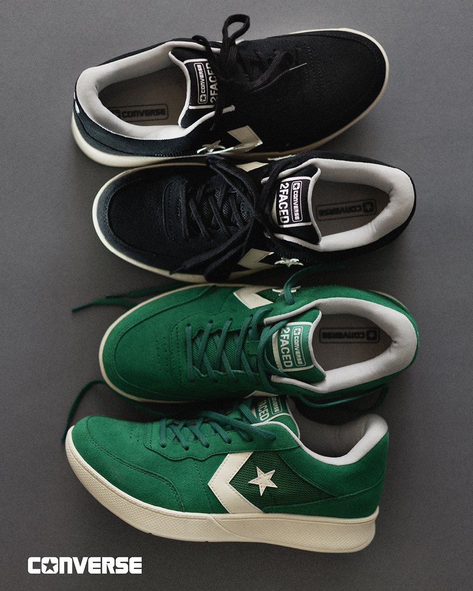 GALLERY2SHIBUYA's tweet photo. CONVERSE BASKETBALL 
🟩2FACED（2フェイスド）⬛

9/11（金）GALLERY・2渋谷店
先行発売＆スペシャルイベント開催決定🏀
#SwagCrew

詳しくはコチラ👇
🔗 https://t.co/x9EKJut2dV

#converse #2FACED #コンバーススポーツ #コンバース
#GALLERY2 #ギャラリー2
@CONVERSE_Japan https://t.co/TeteSRwiwU