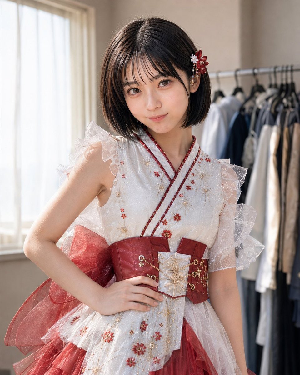 asuka_stella's tweet photo. おはよう！
ついに今日です。

鏡の前で赤い帯を締めたら、
緊張より「早く見てほしい！」が勝ちました🔥

『夏恋プリズム』は今夜20:00公開。
最初の1秒から、ちゃんと見つけにきてね❤️

#夏恋プリズム https://t.co/06n42lfyzq