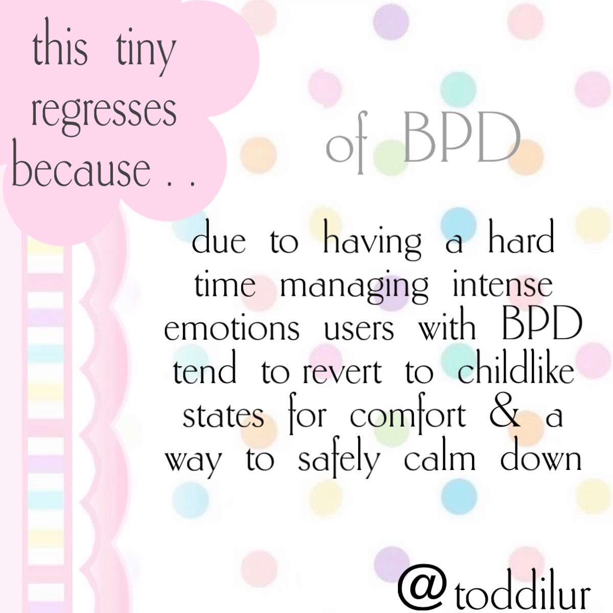 toddliur's tweet photo. this  tiny  regresses  because . . . https://t.co/z80ezUOhRz