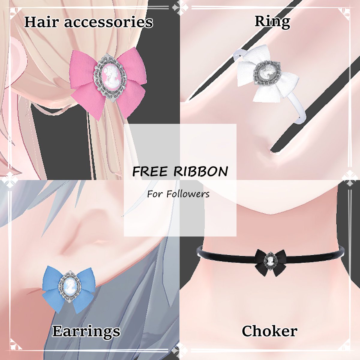 ayy_3D's tweet photo. ⊹ ࣪ ˖ ꒰ঌ˖ 9/5 21時頃まで ໒꒱ ⊹ ࣪ ˖

FREE RIBBONのパスワードは、9/5 21時頃にSHOPからの一斉メッセージで送られます！

それまでに、データをダウンロードしてお待ちください🎀 https://t.co/vKefkdQKPi