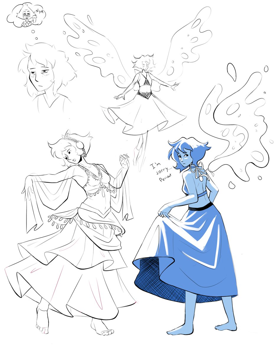Baking_raccons's tweet photo. Here's some Lapis sketches I did she is very gay for peridot👀.
#stevenuniverse #lapislazuli #lapidot #peridot #sulapis https://t.co/ggGjQTWi1E