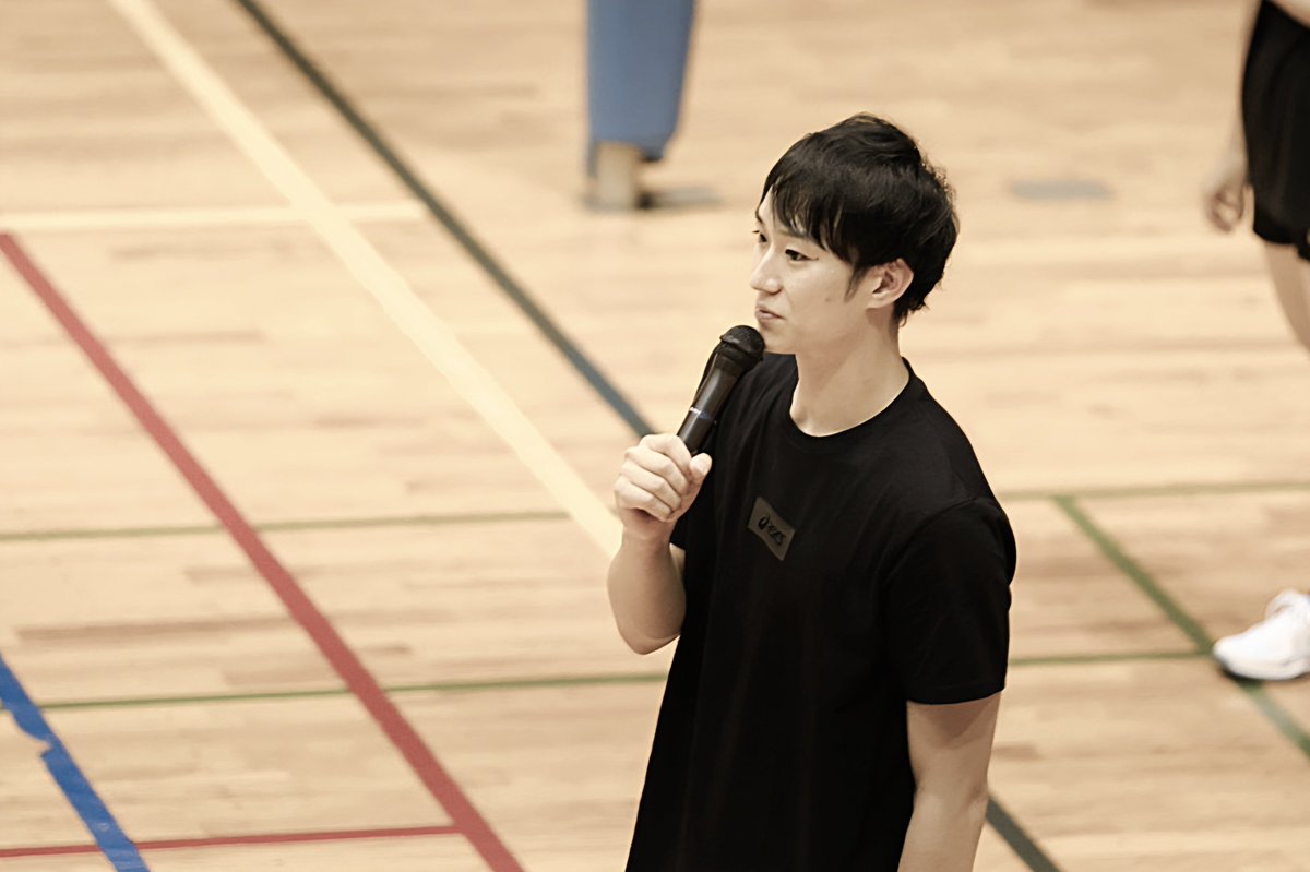kuriym01's tweet photo. 安中市バレーボール教室
#柳田将洋 選手 https://t.co/6TY7FhdUTA