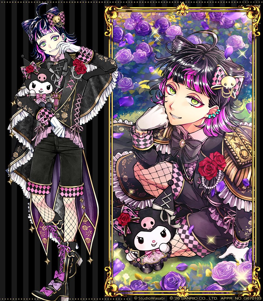 akuneko_info's tweet photo. 🎃サンリオキャラクターズコラボイベント復刻中🎃

ラムリ(CV #井上雄貴)

「フフ♪
　クロミちゃんの話を聞いてて、すごくわかるなぁ〜って思って。」

期間：9/27 14:59まで
【アプリ】https://t.co/tGj92jt1i3
#あくねこサンリオコラボ https://t.co/2Z3ZjpCKbm