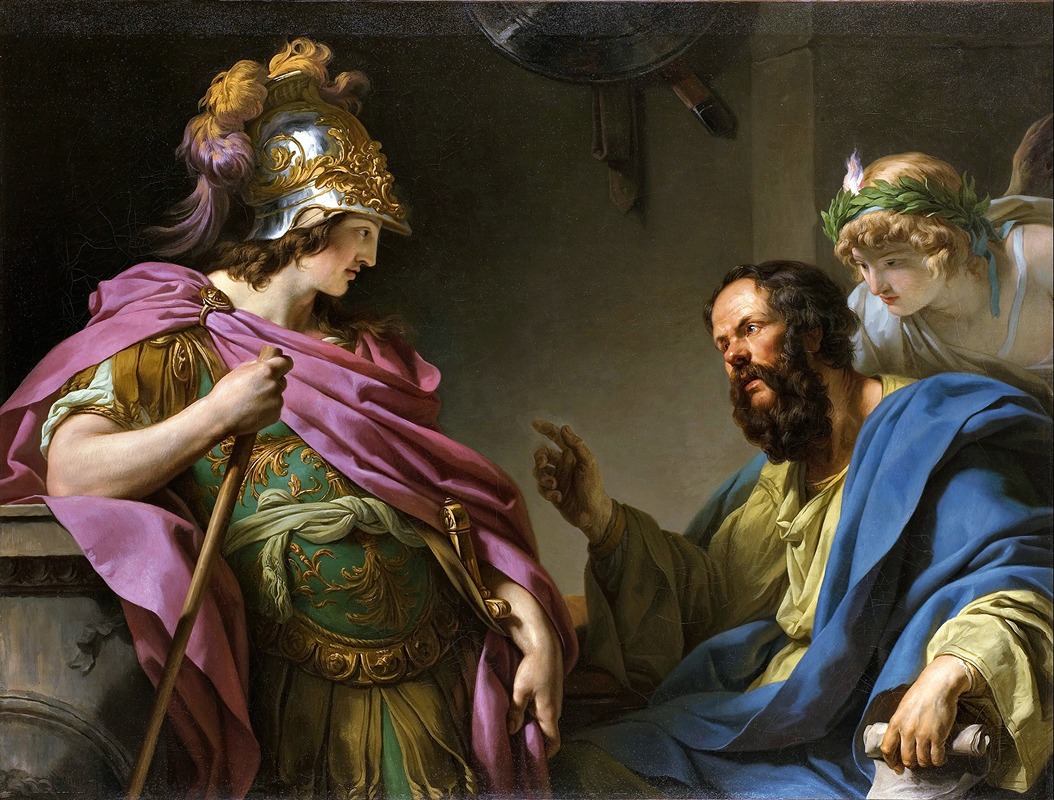httpsmnemos's tweet photo. “Alcibades Being Taught By Socrates” François-André Vincent
c. 1776 https://t.co/CBdtG2utJs