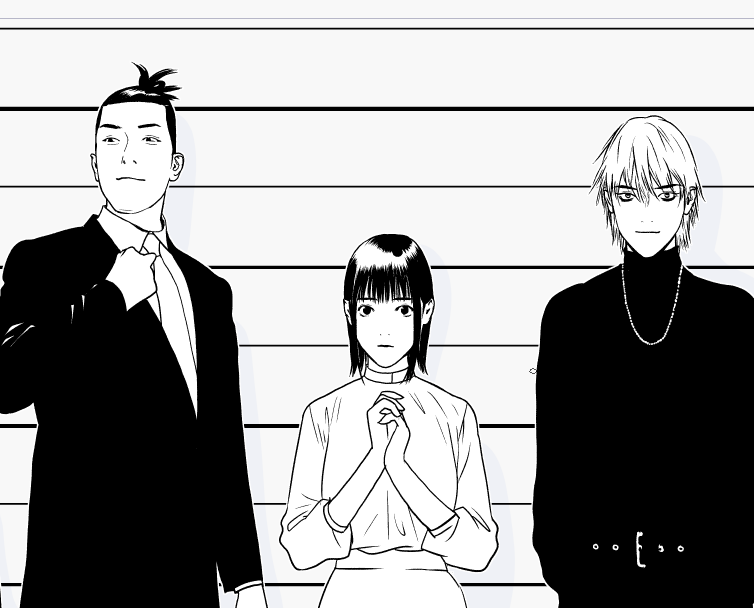 mangakap's tweet photo. 今日は月曜日！アニメ・ライアーゲームの放映日じゃございませんか！？今週も元気に敗者復活戦やりますよ！アキヤマ＆カンザキ＆フクナガの運命やいかに！？どうぞよろしくおねがいします　#ライアーゲーム　#カモのネギには毒がある https://t.co/khGWUPjeG4