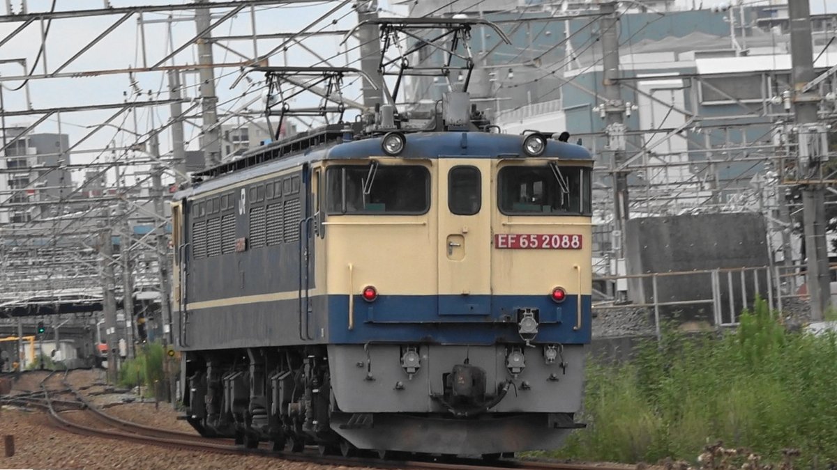 to38671_2's tweet photo. EF65 2088 8283レ 2026/8/31 府中本町 動画　
OM出場送込み単機　動画添付　
https://t.co/UB7qehXeIE
#EF65#OM出場 https://t.co/bgvwsIFbKy