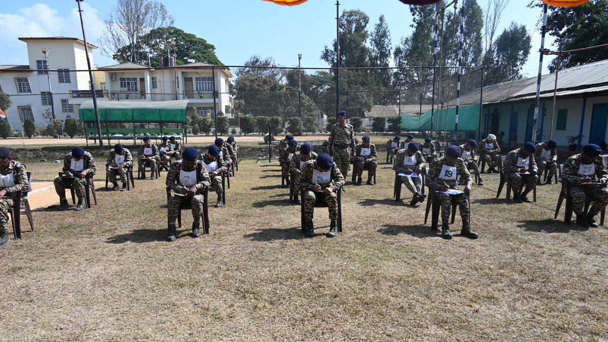 ClarkSwaynpi's tweet photo. Pre-Induction Training concluded successfully at Unit HQ, 109 Bn. The assessment, supervised by the Commandant of 69 Bn, upheld high standards of knowledge, discipline, and tactical understanding. https://t.co/Qu94ddjytU