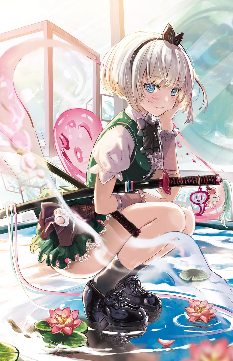 kwongkin's tweet photo. 再掲
#東方 #妖夢 https://t.co/F9HgwATAqU