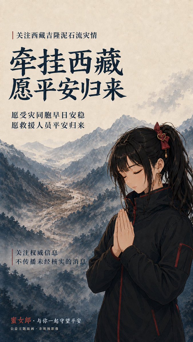 mnlqjd's tweet photo. 此刻，所有牵挂都化作一句：愿大家平安。🕊️

愿身处困境的人早日脱险，
愿奔赴救援的人平安归来，
��每一个等待消息的人，都能等到一句“我没事”。

愿风雨早日过去，愿你和牵挂的人都安好。 https://t.co/3GtAf13RTB