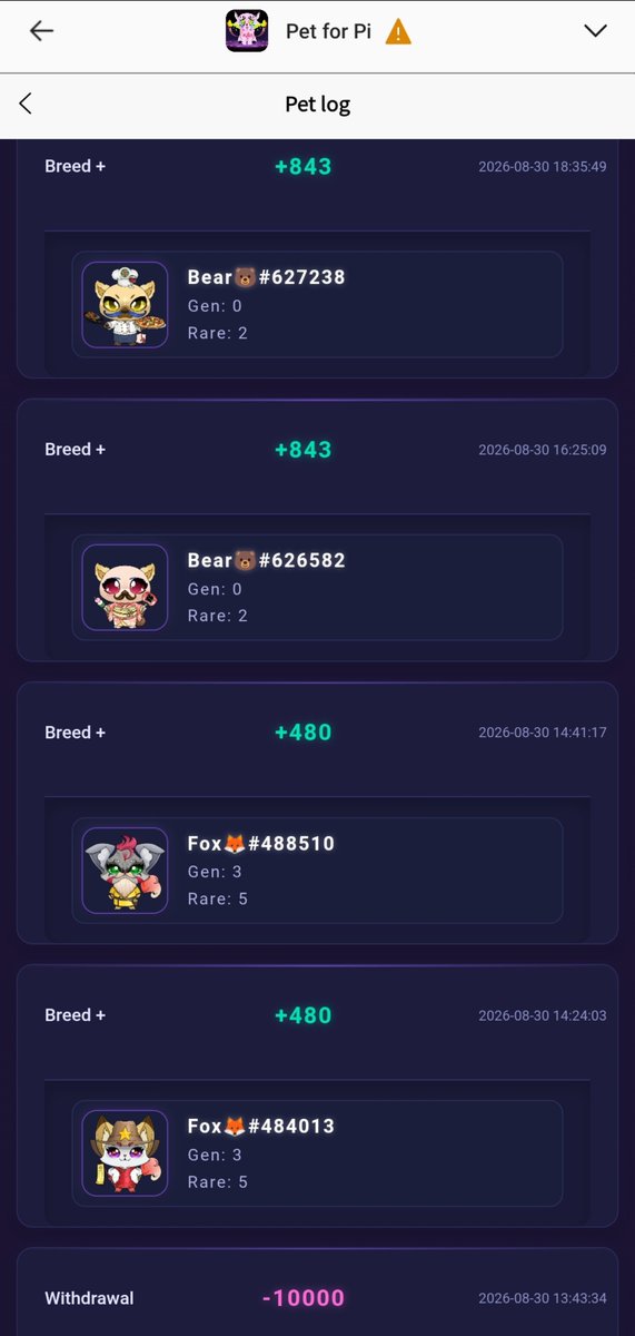 okere_eberechi's tweet photo. PiPet is one of those apps you start playing casually…

Then suddenly you're checking your pets, breeding, renting, completing challenges and looking for ways to increase your earnings 😂

The ecosystem is getting pretty fun.🥰
@PiSuperChain
#PiPet #PiNetwork https://t.co/lzcDeuVSXF