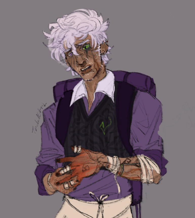 TactalGhost's tweet photo. ‼️nqh Session 3 Branzy Spoilers‼️
Unsure if I'm cooking or not with this design, give me another session and it'll probs be scrapped   
(the strong temptation to make a "subtle" nod at dbh...)
,
,
,
,
,
,
,
,
,
,
,
,
,
,
#nqh #branzycraftfanart #branzycraft https://t.co/caEHj3Gvlz