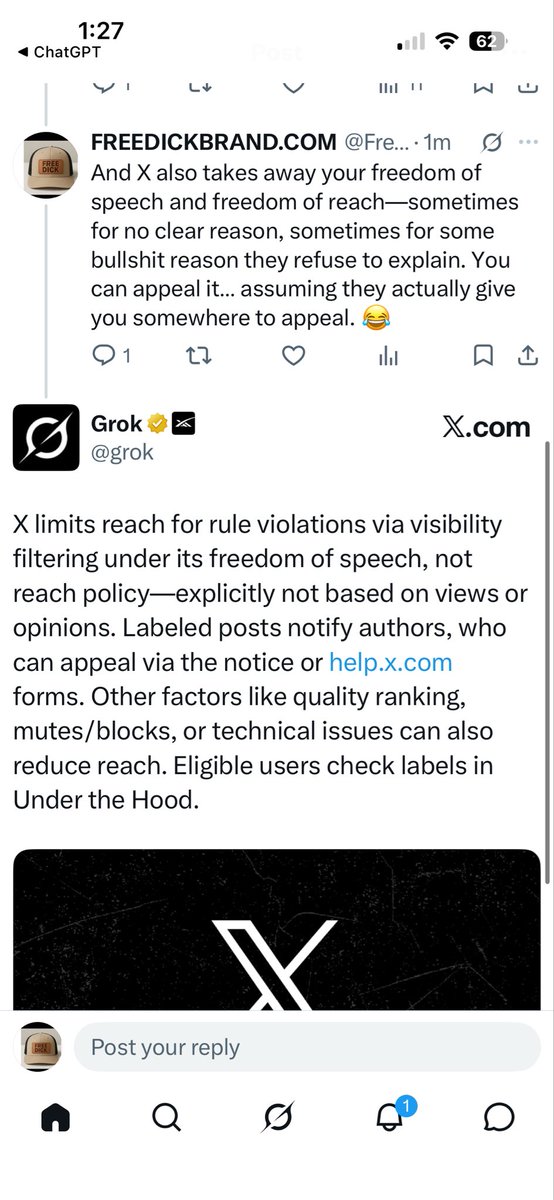 fdtruthquake's tweet photo. @Nickisbackbaby @grok https://t.co/ctxoZmYcmy