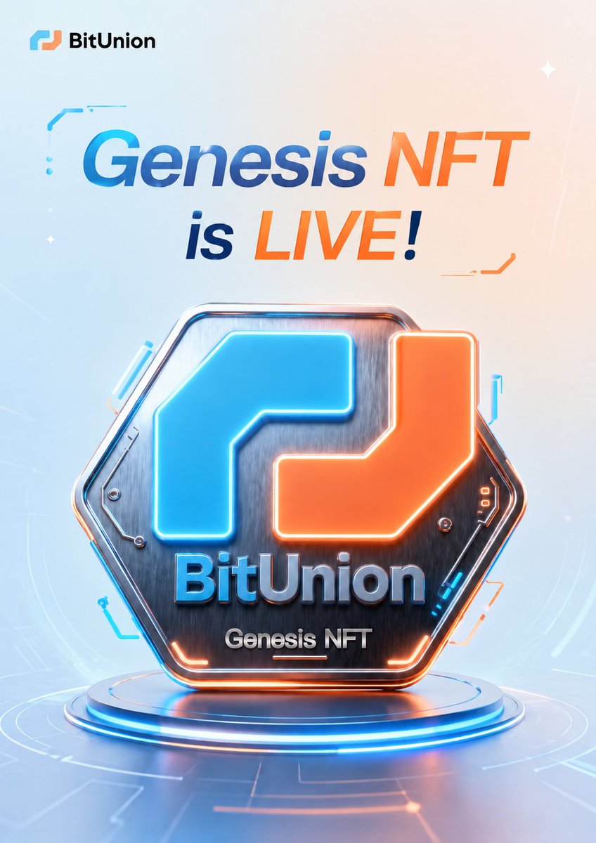 BitUnion_Card's tweet photo. 🎉 BitUnion Genesis NFT 正式上线，領取入口即将开放！

為感謝早期用戶對 BitUnion 的支持，我們將對前 1,000 名完成 KYC 的用戶開放 Genesis NFT 免費領取資格

- 查詢資格：https://t.co/YNY4pznUZq
- 領取方式：登陆 BitUnion 免費領取
- 領取時間：9月7日 14:00

限量 1,000 枚，符合資格的用戶不要錯過！