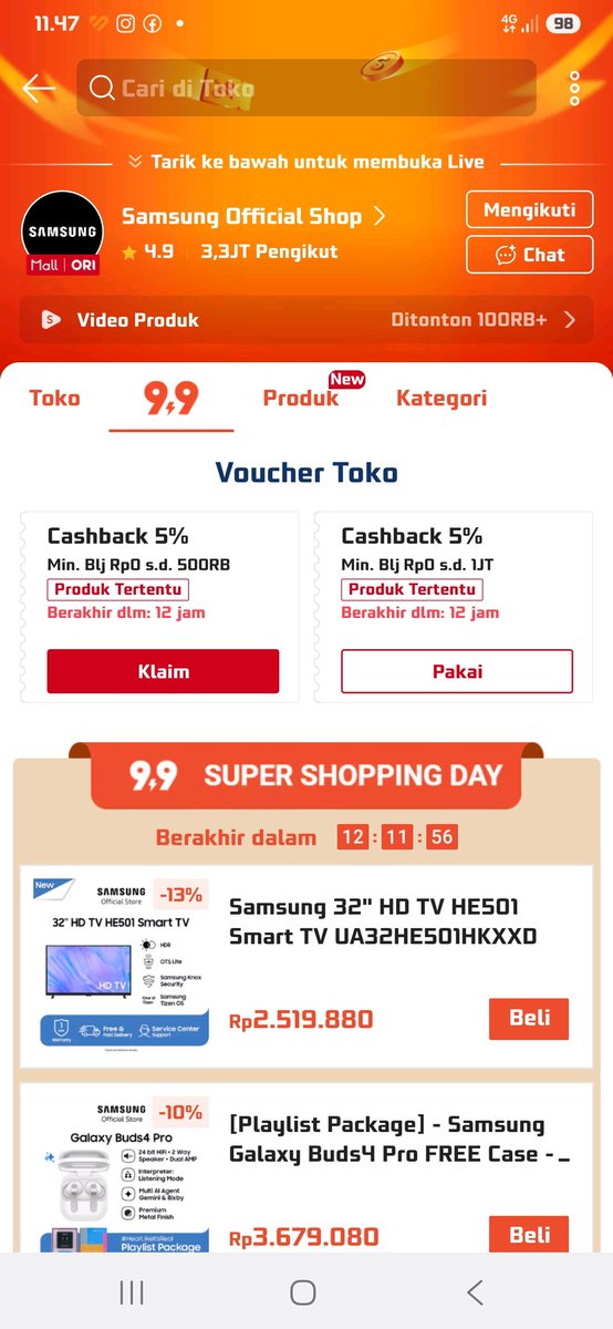 rezekinyasar_'s tweet photo. @ShopeeID “Welcome to Galaxy S, di #GalaxyS26 FE terbaru 🤩 #ItsFEnomenal #TheNewGalaxyS26FExShopee”

Suka banget samsung S26 FE, Apalagi aku sering foto  obyek malam hari, bisa tambah  terlihat jernih pake Samsung S26 FE https://t.co/B5EiYKc5dL