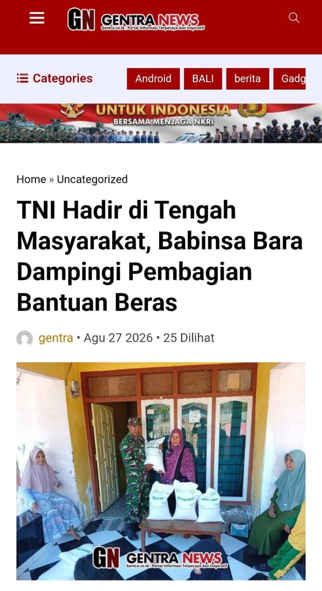 Adamfatiih_'s tweet photo. Segala perjuangan TNI diarahkan untuk satu cita-cita agung: menjaga keutuhan NKRI.
Sering Kita GakTahu https://t.co/OvLg2k1ADQ