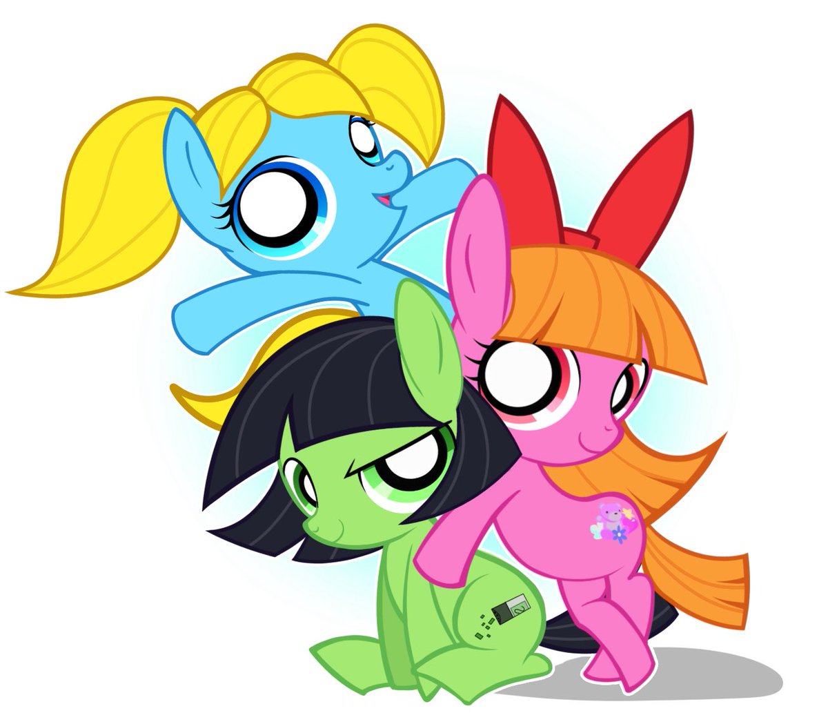 liquifiedpopbun's tweet photo. #mlp Powerpuff girls https://t.co/oy3X4SKaVb