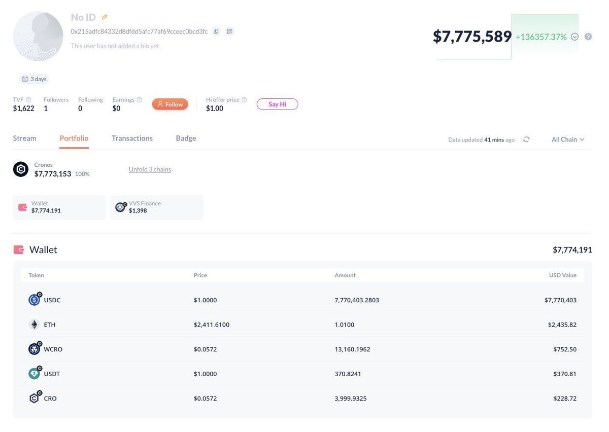 dinhduc245's tweet photo. 🚨 TectonicFi Exploited for $74M: When a "Kill Switch" Saves the Day but Crushes Decentralization

Another massive exploit hits DeFi, this time targeting TectonicFi—the major lending/borrowing protocol on the Cronos ecosystem.

- Quick Breakdown:
 
•Total Loss: Estimated at ~$74M.
• Escaped Funds: The hacker managed to bridge roughly $6M - $6.2M over to Ethereum (mostly swapped into ETH) before getting cut off.
• Trapped Funds: Over $68M (primarily USDC and USDT sitting in liquidity pools like VVS Finance) is now completely frozen on Cronos.

- The Main Takeaway:
• Immediately following the exploit, the Cronos Chain team took action and halted the entire blockchain to prevent further capital flight.

- The Dilemma:
• Risk Management: From a safety standpoint, it was a swift, decisive play that saved $68M+ of user funds from disappearing.
• The DeFi Ethos: On the flip side, the ability of a core team or validator set to hit a "pause button" on a live blockchain re-ignites the debate over true decentralization. Are we trading central control for security?

- What's your take on Cronos hitting the panic button? A necessary rescue, or a red flag for centralization? 🤔
#Cronos #TectonicFi #DeFi #CryptoHacks #Security