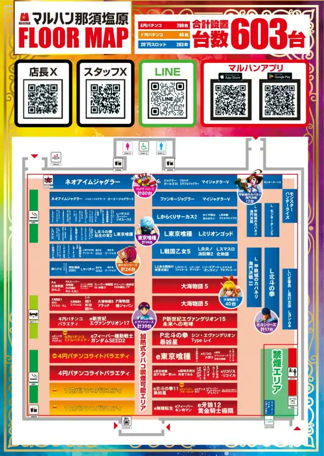bskkujira's tweet photo. 🗓9/1 マルハン那須塩原店
  kujiraの[栃木]必見ホール‼️

🪽クロロエンジェルＳ🪽
・オンライン抽選
・旧イベ1の日

注目取材ポイント👀
🎯並び大量⁉️

🚨前回(7/1)の結果
🖊️並び
・8箇所32台

祝福の使者クロロエンジェルＳ来店🪽

ALL STARや超トレジャーでは
【神】の称号を獲得しており
最高評価も連発中のホール😎

月初①の付く日に開催されており
過去2開催とも【神】の最高評価を獲得👏

今回も期待のできる1日に‼️

メイン機種からバラエティまで
満遍なく立ち回りたい🤩