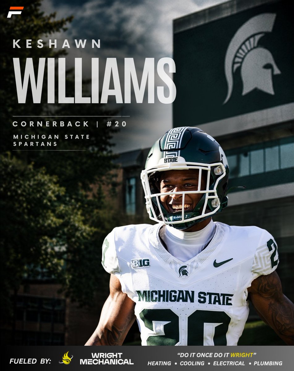 FreneticpaceLi's tweet photo. Michigan State Cornerback Turning a Two-Way Past Into His Next Opportunity

#KeshawnWilliams #MichiganState #MichiganStateSpartans #SpartansFootball #Freneticpacesports

Read Here:

https://t.co/p3p8FfHt3S

Need a Job Done Right? Choose Wright Mechanical. https://t.co/bybwT0k6DV https://t.co/JBwbyuv09m