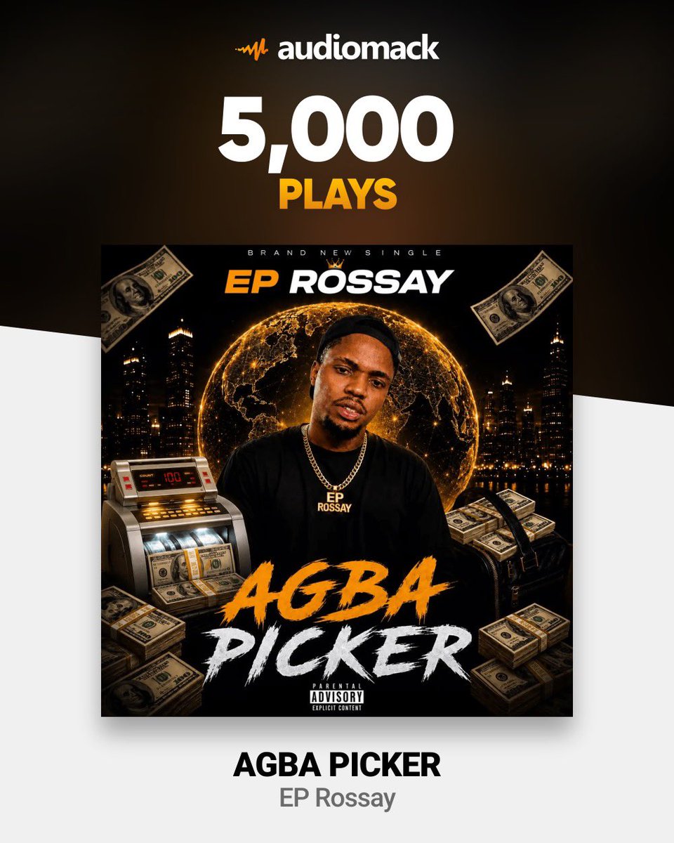 EpRossay's tweet photo. 🚨 NEW MUSIC ALERT 🚨
EP ROSSAY – AGBA PICKER 🎶🔥
The sound is OUT NOW! 🎧💰
If you’ve ever had someone play with your money, you already know the vibe ��💸
Turn up the volume, use the sound, and let’s take #AgbaPicker everywhere! 🔥🌍
Stream • #trending #newmusic #newfeed https://t.co/2oA1qGMdF0