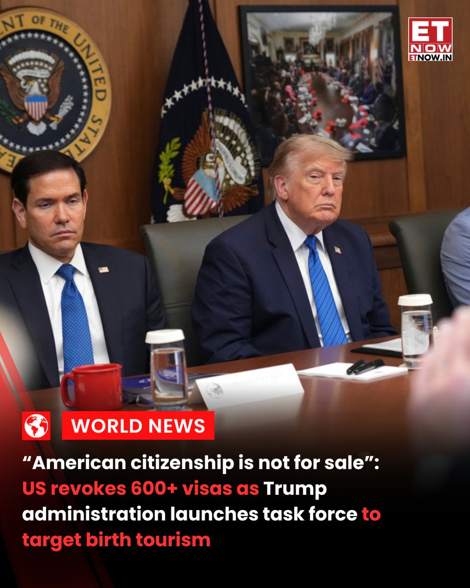 Ramboceara's tweet photo. トランプ政権は「出産目的渡航」への取り締まりを強化し、国務省は防止タスクフォースを設置、600件超のビザを取り消した。渡航目的を偽る外国人や、偽書類・ビザ指導を行う仲介業者を対象に、入国拒否や恒久的なビザ不適格を警告している。 https://t.co/n1mTo0pRGc
