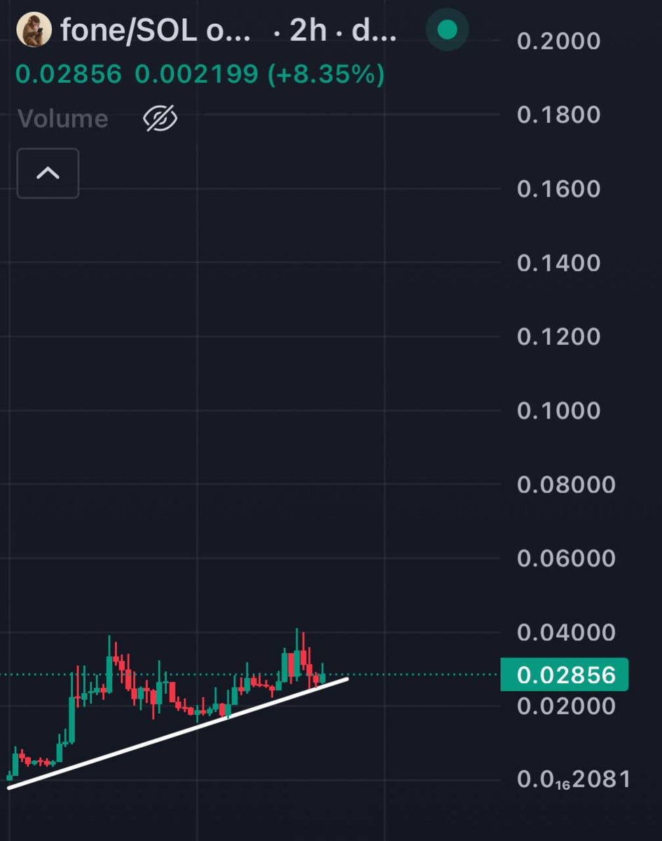 0xWIZ1's tweet photo. $FONE

remember this coin literally went from 200k to 30m+ after launch within 15hrs in same day

> market cap $28-30M
> 24h volume $16-17.5M
> Liquidity $885K-$916K
> 24h transactions: ~69K-75k
> 24h buys ~36.8k
> Holders ~27K+

16m+ in daily volume that’s around 55-60% of its market cap changing hands in a day, which is substantial for a coin this young.

4 days old, nearly $1M liquidity 

If this breaks out to 40m, then it will pump to 150m-200m ngl.

Think this got all it need for it
