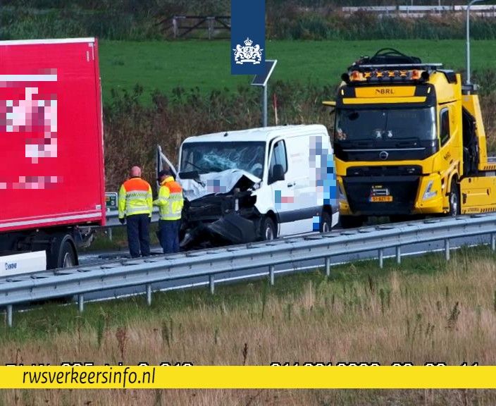 Ongeval sluit Corbulotunnel richting Zoeterwoude