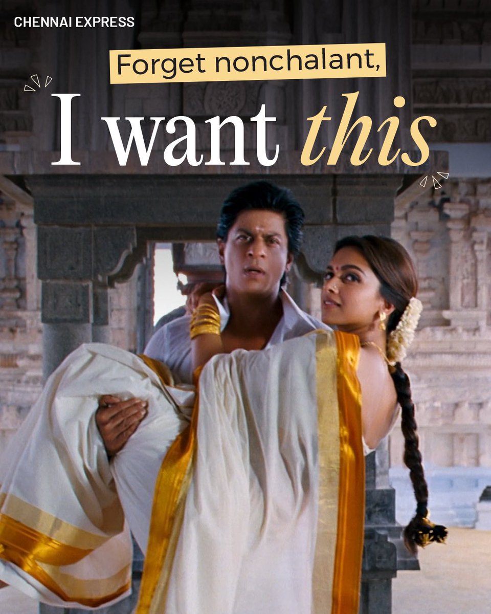 RedChilliesEnt's tweet photo. Nonchalant is overrated, this is what I want 😤 https://t.co/10UiqhvPcg