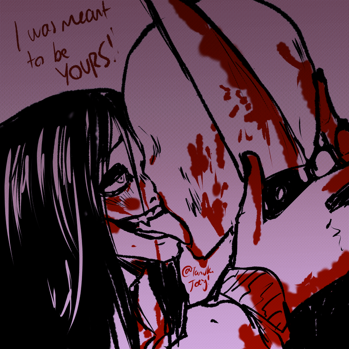 TanukiJoey's tweet photo. I am so old.....
#creepypasta #jeffthekiller #slenderman https://t.co/8gaRhqC8zB