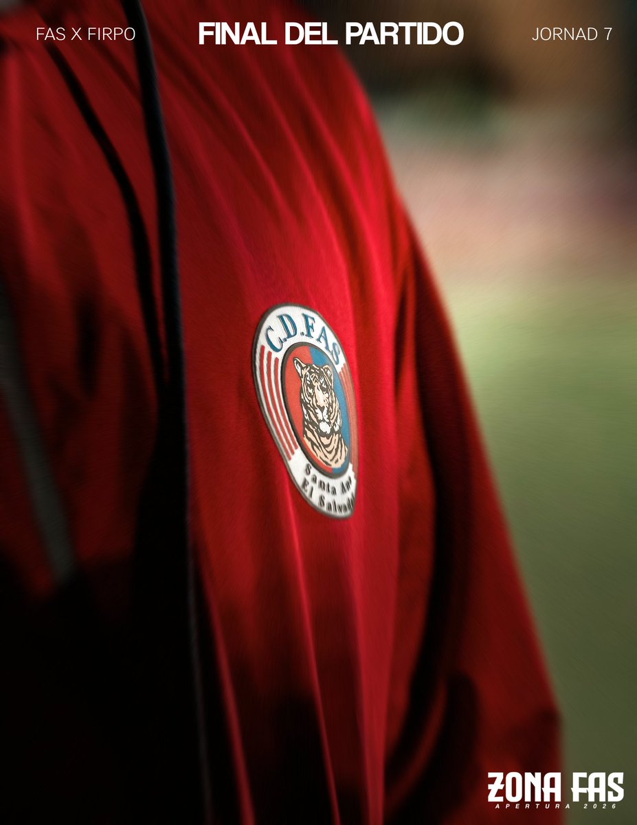 zonafas1947's tweet photo. ¡FINALIZÓ!👻🔴🔵

FAS 3-1 Firpo

Nos llevamos la Victoria en Casa con Nuestra Gente👊 https://t.co/5rigGVXWqz