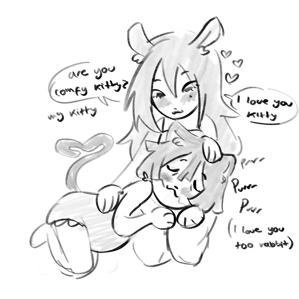 ISugarCloud's tweet photo. Kitty x bunny (repost kinda) https://t.co/Ww0nz6CUil