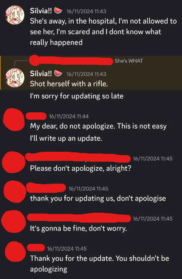 nephyxutune's tweet photo. evidence of KS pretending to be her own sister. tw suicide attempt https://t.co/JoIpoi1H9H