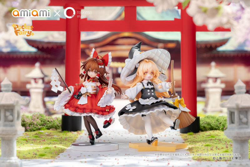 figsoku's tweet photo. 【東方Project】あみあみ×Reverse Studio「手のひら精霊 博麗霊夢&amp;霧雨魔理沙」フィギュア

【予約開始】
価格20,900円（税込）
2027年11月発売予定
https://t.co/fcZjvpvooF
#あみあみReverseStudio #東方Project #あみあみ #ReverseStudio https://t.co/ynpLPREYet