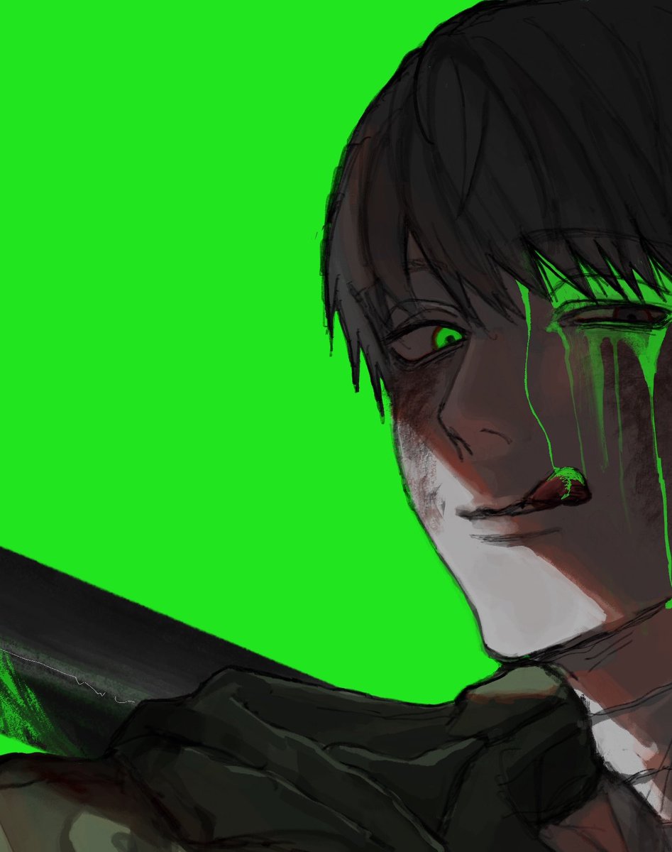 hallosix's tweet photo. #ドムドムチーチー

 💚不完全で欠陥品💚 https://t.co/AXnCCYfCOv