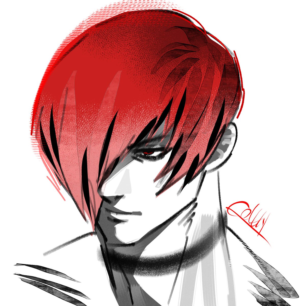 Aceliarey's tweet photo. #KOF Iori Yagami https://t.co/ucQJAo9Zou