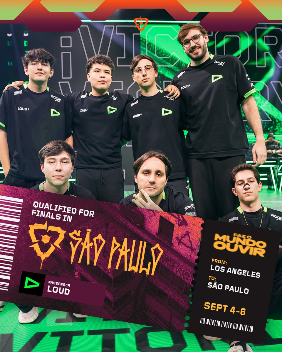 valesportsna's tweet photo. São Paulo is about to get @LOUDgg! 🗣️ #VCTAmericas https://t.co/DJiLQXXB02