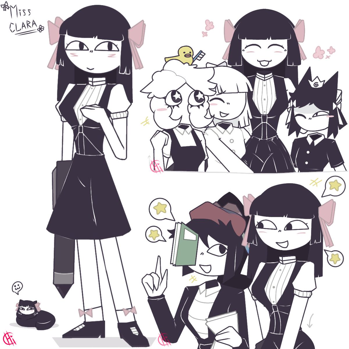 Ai_Alekss23643's tweet photo. [🎀🌸]

★Мисс Клара — ОЧЕНЬ милая учительница~!! 🥲💘💘
• Это FanArt для :: @RostKop878 <3
#FPE #Fpeoc 
#Fundamentalpapereducationoc 
#MissClara #missSasha #Bubble #Claire #Lizze https://t.co/mwXdNe0Wu7