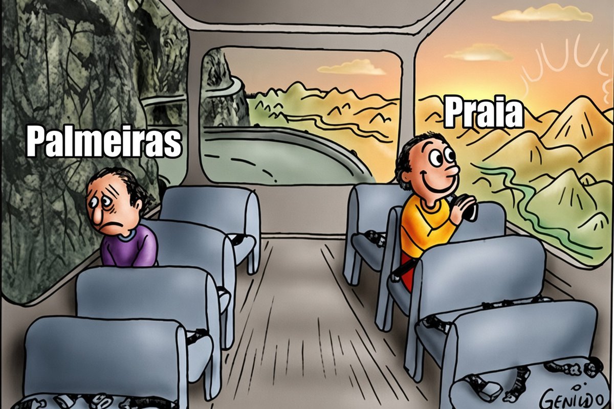 Tsuo77's tweet photo. Ainda bem que eu tava na praia, porque passar raiva com o Palmeiras ninguém merece kkkkk https://t.co/pRWVstYjhO
