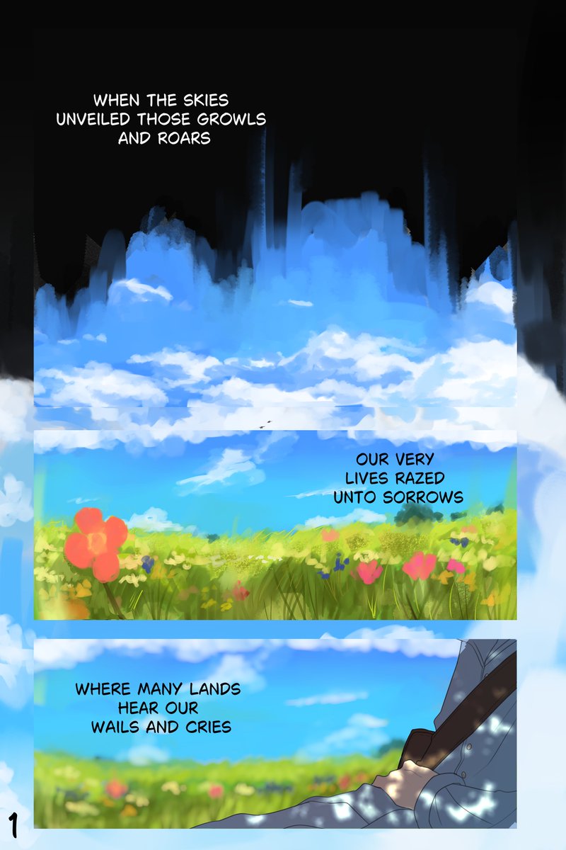 Aerosia_'s tweet photo. When the skies unveiled those growls and roars,
Our very lives razed unto sorrows.
Where many lands hear our wails and cries,
(1/3)
#wingsoffire #wofoc https://t.co/PdToGwotTq