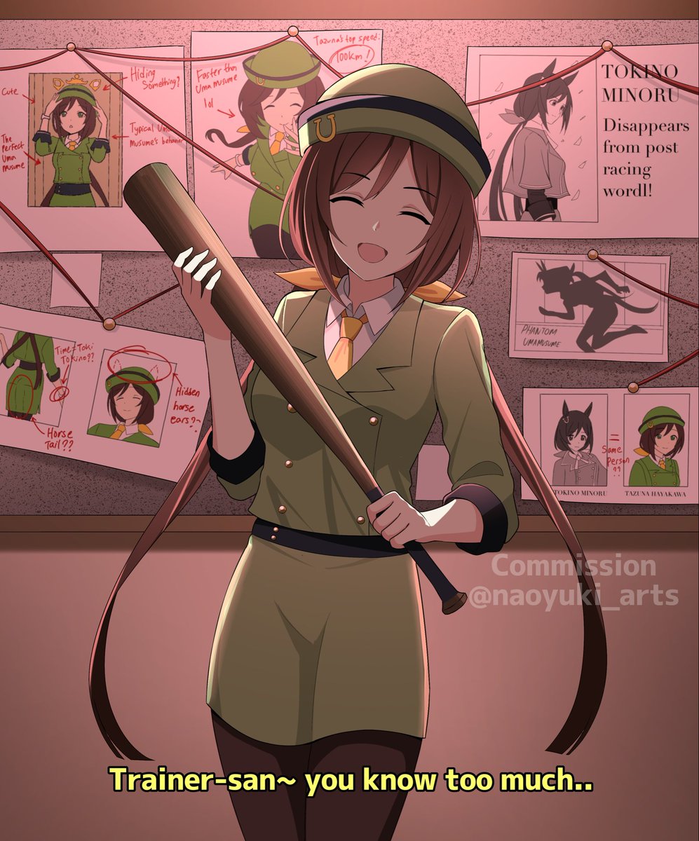 naoyuki_arts's tweet photo. POV: Tazuna finds out your investigation (commission)
#umamusume https://t.co/PUeoRsFjKG