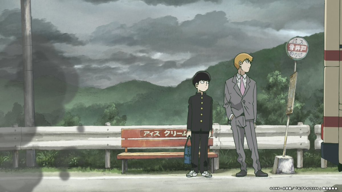 wb_anime's tweet photo. 霊退治の帰り道、揺れるバスに揺られる師弟の日常🚌
本日は #バスの日 ✨

On the way home after another ghost hunt.

📺『モブサイコ100』 @mobpsycho_anime https://t.co/UPmnhe2g5z