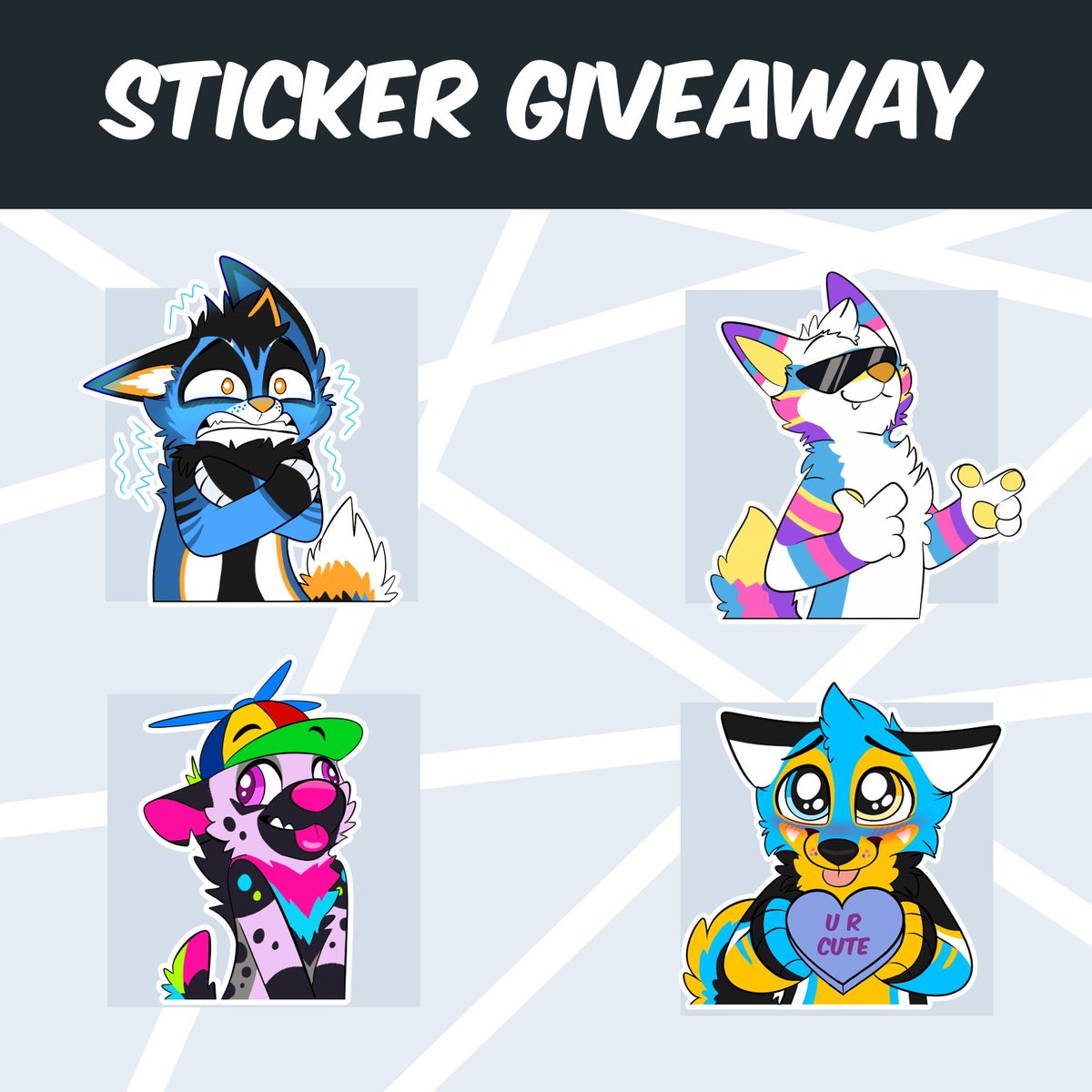CrumbFur's tweet photo. Fall Sticker Giveaway!!! 🥳🎉🍁

 Win 3-5 free stickers of your fursona! 

Lineart by @/LordPulex
Coloring by @/CrumbFur

💙Follow
💙Like + Repost
💙Comment ref or something silly

Raffle ends on September 4th! https://t.co/rXPHMUBpjZ