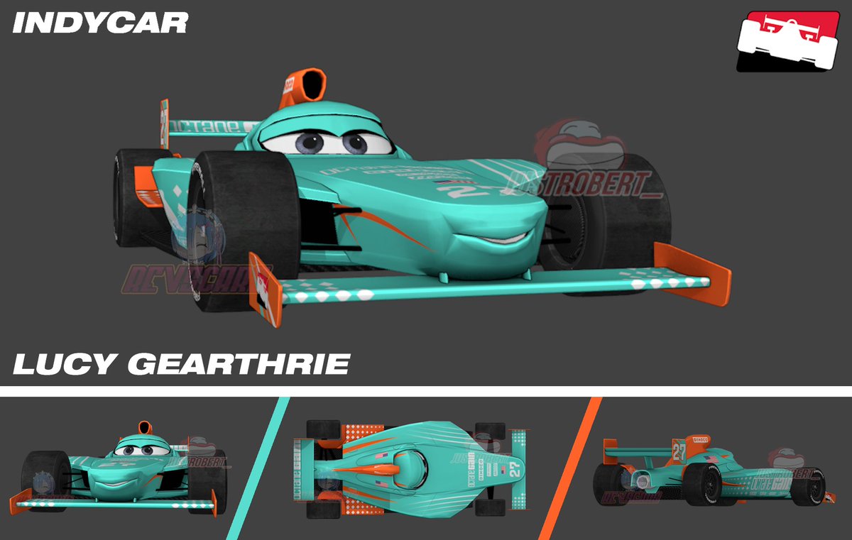 revs_cars's tweet photo. Meet Lucy Gearthrie! She is based on the scrapped indy car from cars 2 concept art

Collab with @yomamagru https://t.co/zhk9byMN6T