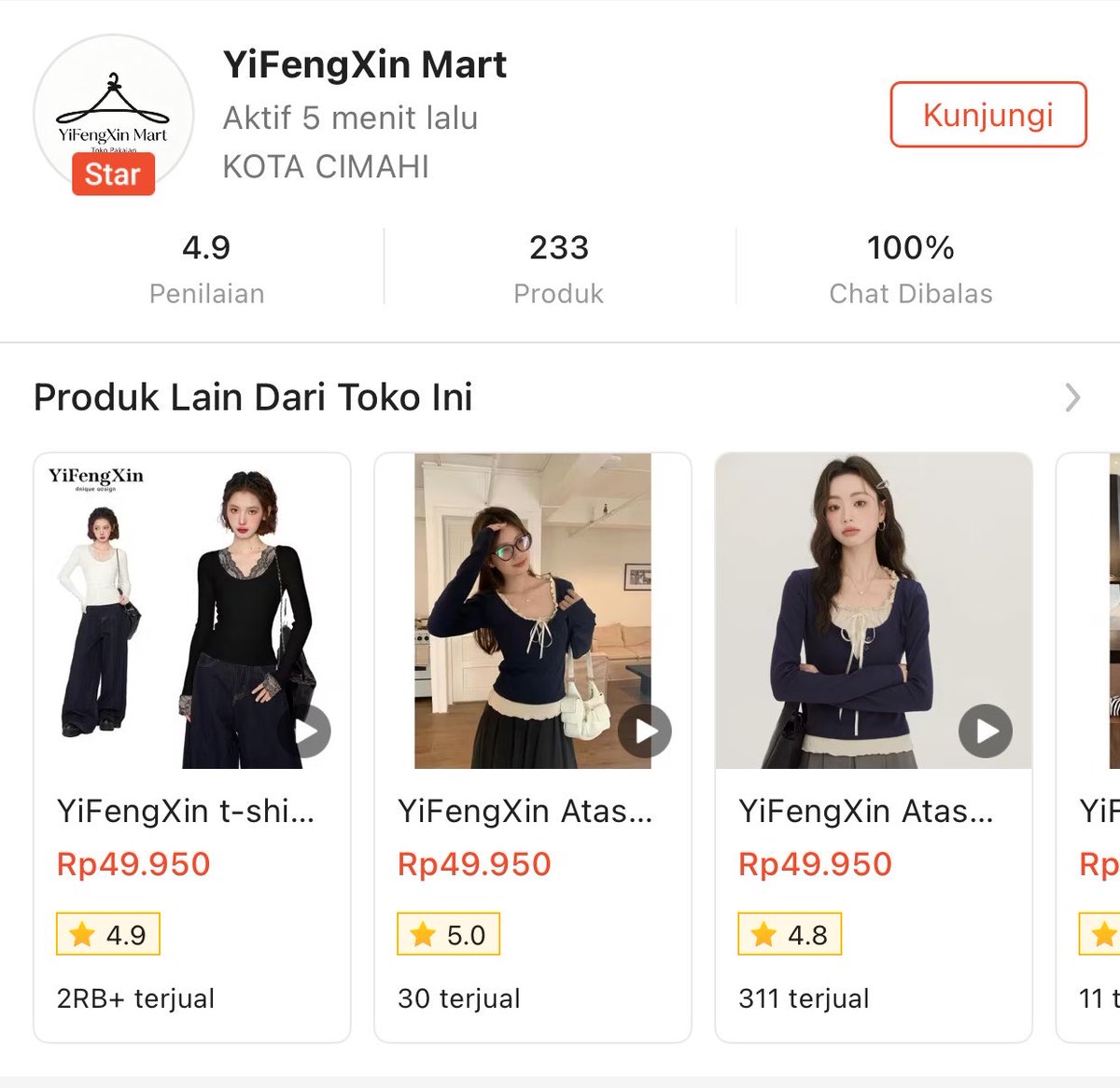 callmelatxr's tweet photo. NEMU BAJU ATASAN ALA KOREA CUMA 40RIBUAN ‼️😭

Kirain bakalan mahal karena  modelnya cakep-cakep …. 

Siapa kalau nemu toko begini langsung kalap ? 👀 https://t.co/Sd6BuYxNIH