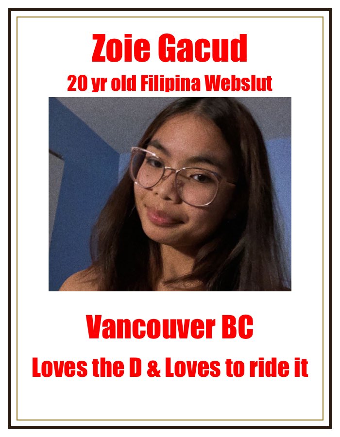 ZoieGacud's tweet photo. #nsfw #asian #filipina #vancouver #slut #zoiegacud https://t.co/pc72lhgzsV
