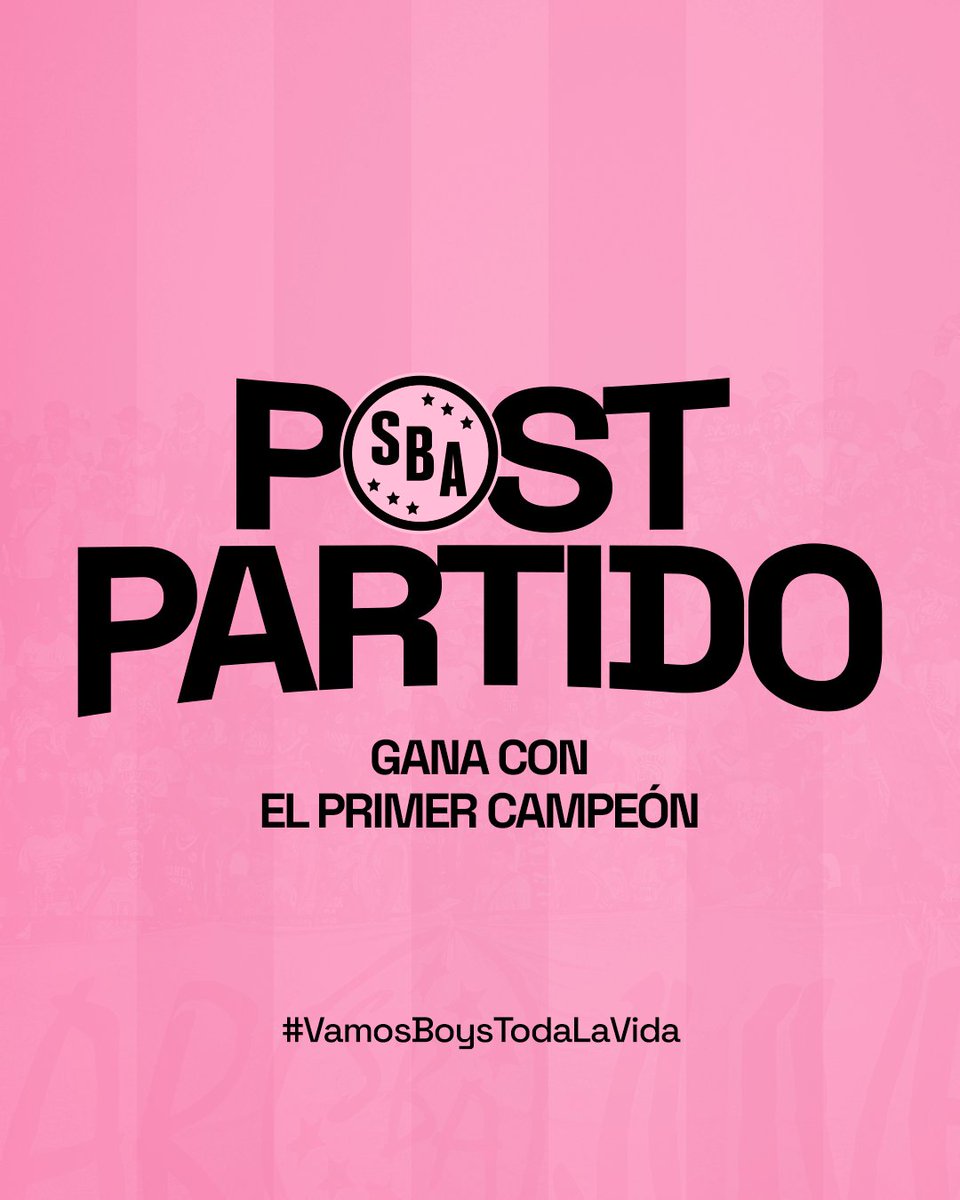 sportboys's tweet photo. ¡Cuando gana el Boys, ganamos todos!🩷

🤩¡Sé parte del Post Partido y tendrás la oportunidad de ganar 1 Camiseta home utilizada en el partido 🆚 S. Cristal y entradas para el próximo encuentro de local!

🎟️Participa por solo S/10 en https://t.co/REtxEMmefN

#VamosBoysTodaLaVida https://t.co/0dAi6fJKts