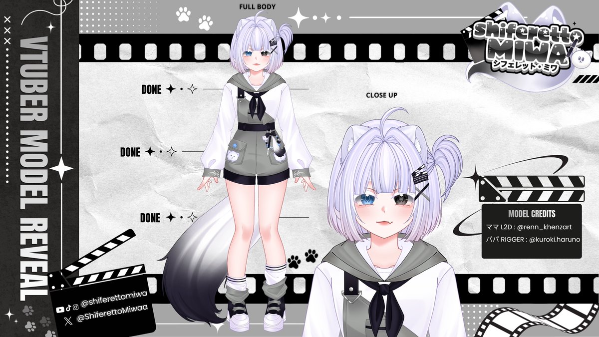 ShiferettoMiwaa's tweet photo. And then… I woke up. 👀✨

[VTUBER MODEL REVEAL — 5/5] 🔓

Saat aku membuka mata… wujudku berubah menjadi manusia hybrid!

Dengan ingatan dan kreativitas Meewa di kepalaku, aku memutuskan untuk memulai kehidupan baruku di dunia manusia.

Tapi demi menyelamatkan keuangan toko Nona Anne… aku harus mencari cara untuk menghasilkan uang. 💸😭

Dan akhirnya, aku memutuskan untuk—

DEBUT SEBAGAI VTUBER! Sekaligus mempromosikan toko milik Nona Anne. 🎥✨

Jadi…

Izinkan aku memperkenalkan diri.

Ohaferre, Pawrrets! Aku Shiferetto Miwa! 🐾🤍

Mulai hari ini, kisah baruku dimulai.

Will you come to my debut stream?
https://t.co/fc7YlJZCm3
Tanggal resminya akan segera diinfokan! 👀✨

ママ l2d: @/renn_khenzart (tiktok)
パパ rigging: @/kuroki.haruno (tiktok)

#VTuberID #ModelReveal #VtuberReveal #VTuberUprising #vtuber