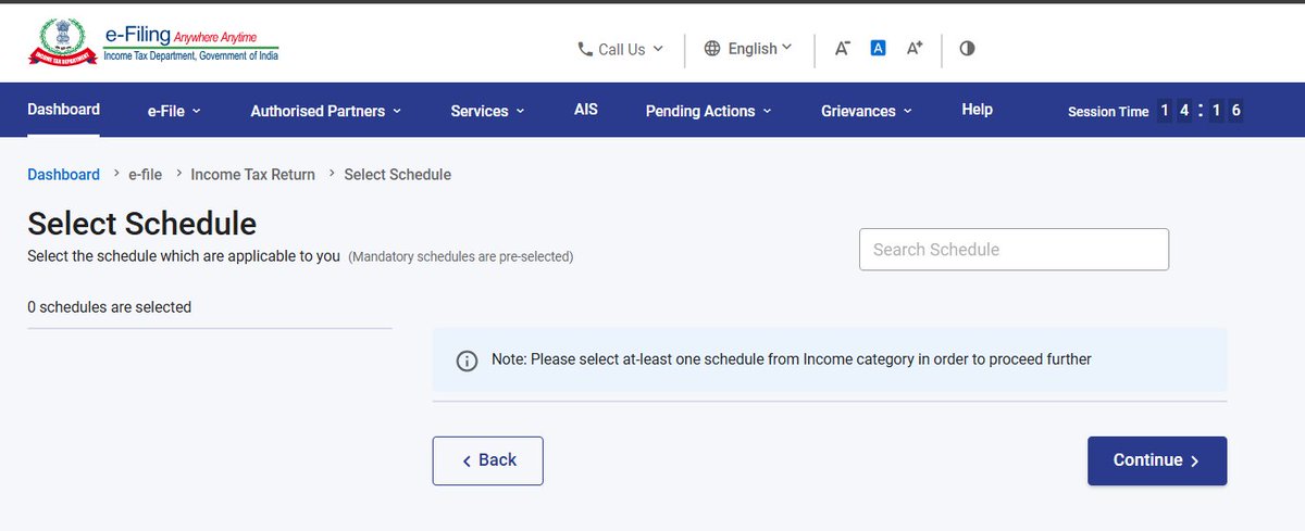 AlanNoble11's tweet photo. @IncomeTaxIndia @FinMinIndia Until yesterday afternoon, the portal was working fine and I had completed all my ITR filing details. I only needed to verify/validate the return, but encountered a technical error. Since then, I’ve been unable to proceed past the attached page. https://t.co/zA57QZXZlU