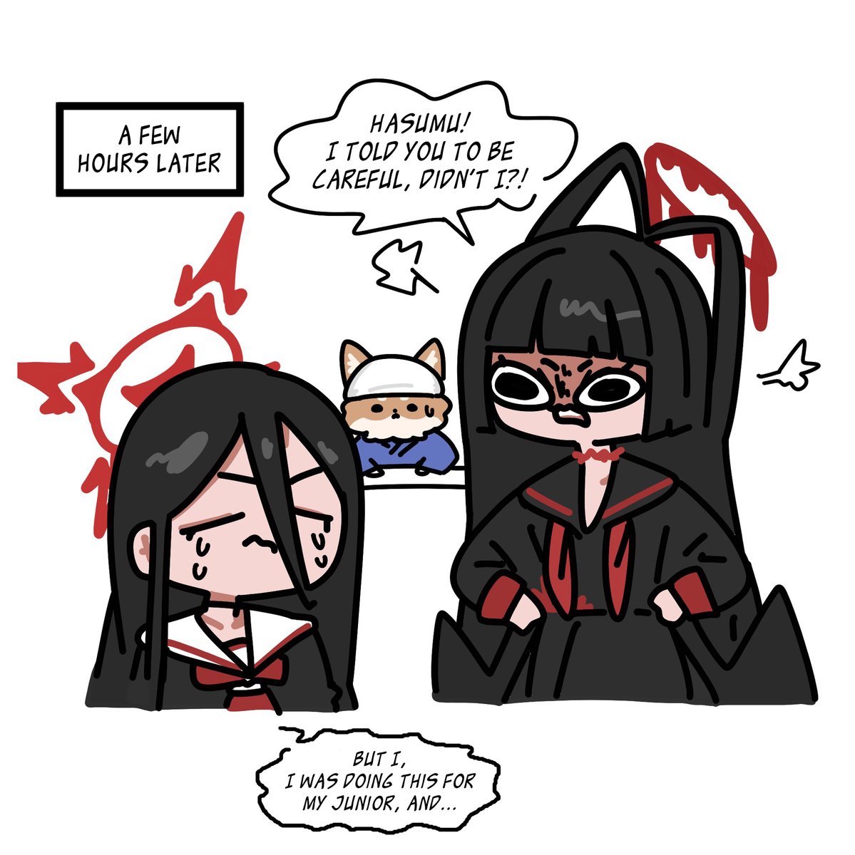 RagingAsn_'s tweet photo. EN Translation by @RagingAsn_
Artist Comment: Hasumi Loves Her Juniors

영어 번역입니다! 
다음에 또 봐요! https://t.co/7EivladPp9